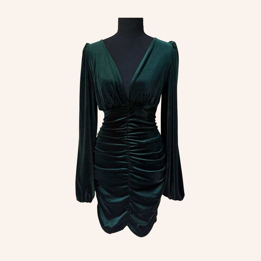 emerald green bodycon party dress homecoming size 10